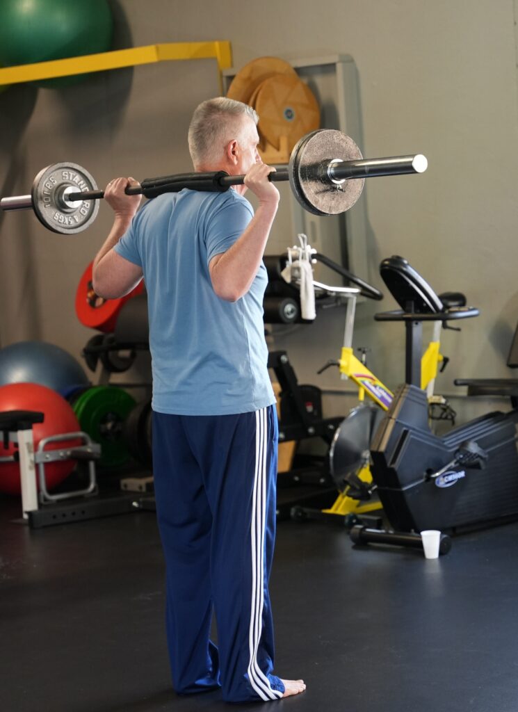 Strength training at Pierce Family Wellness in Centennial, Colorado